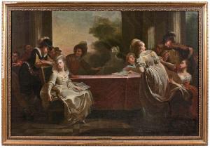 HENRICI Johann Josef Karl 1737-1823,Le concert L'atelier du peintre,Beaussant-Lefèvre FR 2022-06-10