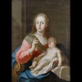 HENRICI Johann Josef Karl 1737-1823,Madonna col Bambino dormiente,Von Morenberg IT 2014-04-12