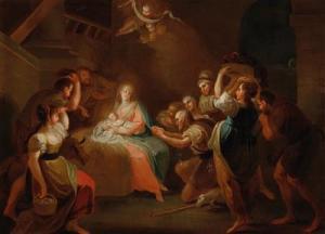 HENRICI Johann Josef Karl 1737-1823,The Adoration of the Shepherds; and The Adorat,Palais Dorotheum 2017-12-18