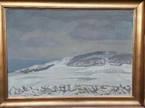 HENRIKSEN Harald 1883-1960,Winter landscape,Bruun Rasmussen DK 2022-01-27