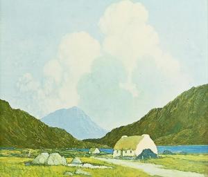 HENRY E. Paul 1876-1958,The Blue Lake, Connemara,Morgan O'Driscoll IE 2024-04-15