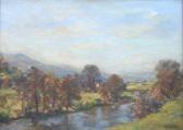 HENRY James Levin 1855-1929,Autumn in Wensleydale,1907,Halls GB 2009-02-13