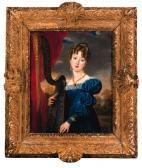 Henry Joseph Fradelle,Portrait of a Lady, small three-quarter-length, in,Christie's 1998-11-12