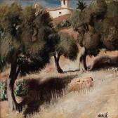 HENRY Julie 1900-1900,Olive trees in the South of France,Bruun Rasmussen DK 2011-07-04