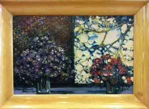 HENRY MICHEL 1928-2016,Deux bouquets de fleurs,SVV Cuvreau Expertises Encheres FR 2011-08-16