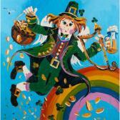 HENRY Paul Blaine 1932-1999,Leprechaun with Pot of Gold,Treadway US 2017-10-25