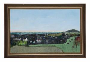 HENRY THOMAS GULICK T,Spring Landscape - View of Middletown and Sandy Ho,Christie's 2012-02-28