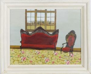 HENRY THOMAS GULICK T 1872-1964,The red sofa,Christie's GB 2009-06-16