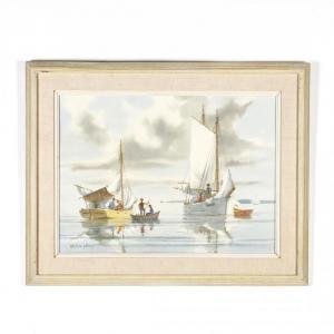 HENRY William 1900-1900,Sailing Scene,Leland Little US 2019-05-04