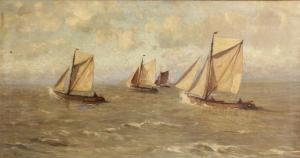 HENS Frans 1856-1928,L'estuaire,1900,Campo & Campo BE 2023-10-24