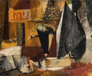 HENSCHEL Charlotte 1905-1985,Composition cubiste,Ader FR 2024-03-07