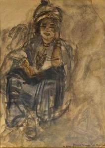 HENSEL Maurice,Femme nomade du Sud algérien,Saint Germain en Laye encheres-F. Laurent 2023-04-15