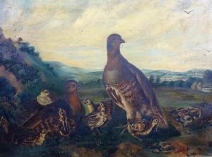 HENSHAW Arthur C 1877,A family of grouse,1897,Bellmans Fine Art Auctioneers GB 2019-01-22