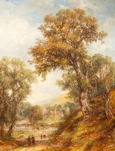 HENSHAW Frederick Henry 1807-1891,Distant Prospect of Tintern Abb,1862,Simon Chorley Art & Antiques 2023-06-27