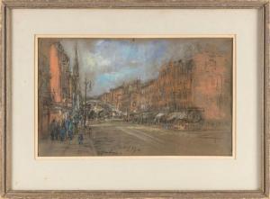 HENSHAW Glenn Cooper 1885-1946,On First Ave., New York,Eldred's US 2024-04-04