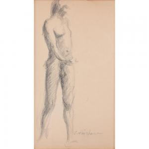 HENSHAW Glenn Cooper 1885-1946,untitled male nude study,Ripley Auctions US 2023-07-01