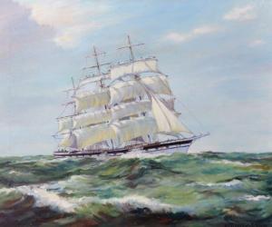 HENTY CREER DEIDRE 1928-2012,A Clipper in Full Sail,John Nicholson GB 2018-03-28