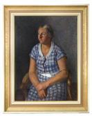 HEPWORTH Dorothy 1898-1978,Portrait of Patricia Preece (1894-1966), seated, i,Cheffins GB 2019-02-07