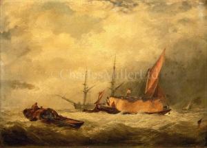 HERBERT Alfred 1820-1861,A hay barge in the Thames estuary,Charles Miller Ltd GB 2023-04-25