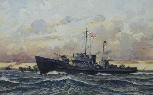 Herbert C AIHER,A WWII Royal Naval corvette amongst other escorts ,1943,Rosebery's 2008-11-04