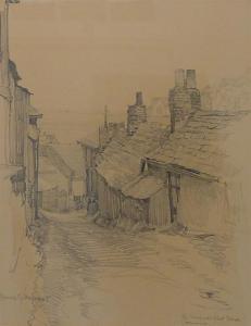 HERBERT Harold Brocklebank 1892-1945,The Road into Port Issyk, Cornwall,Leonard Joel AU 2013-06-27