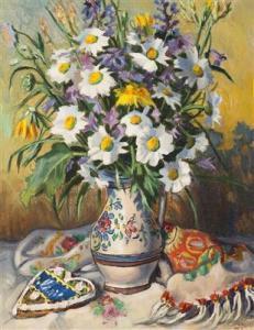 HERBST Jaroslav 1887-1971,Bouquet in a Jug,1928,Palais Dorotheum AT 2017-05-27