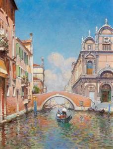 HERCZEG Joszef 1958,Venice, Canal dei Mendicanti,Palais Dorotheum AT 2018-12-10