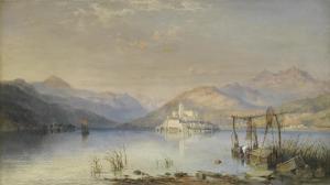 HERING George Edwards 1805-1879,Italian lakeland landscape,Bonhams GB 2014-03-18