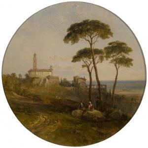 HERING George Edwards 1805-1879,Mediterranean View,1850,Rosebery's GB 2022-07-20