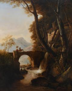 HERING George Edwards 1805-1879,Mill on the Lake of Como,1844,Woolley & Wallis GB 2023-03-08