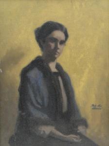 HERIOT Robertine 1907-1927,portrait of a seated female,Eastbourne GB 2016-01-09