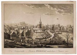HERISAU,Die Brandstätte im Flecken Herisau nach dem 1ten Jenner 1812,Zeller DE 2020-04-07