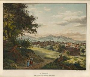 HERISAU,Haupt_Ort vom Canton Appenzell_Ausserrhoden,1827,Galerie Widmer Auktionen CH 2014-11-14