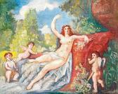 HERMAN Lipot 1884-1972,Venus and Cupid,Nagyhazi galeria HU 2019-10-01