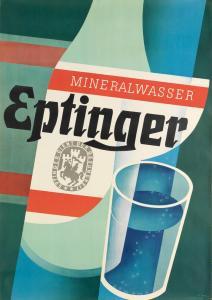 HERMANN ALFRED Koelliker 1894-1965,EPTINGER MINERALWASSER,1934,Swann Galleries US 2017-05-25