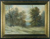 HERMANN Emil 1870-1966,Snowy wooded landscape,Christie's GB 2010-08-31