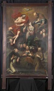 HERMANN Franz Georg,Gottvater, Christus, Maria und drei Heilige. 1683.,Galerie Koller 2006-09-18