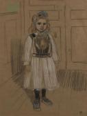 HERMANN PAUL Rene Georges,Petite fille en costume traditionnel,1899,Chayette et Cheval 2018-03-30