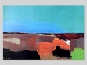 HERMANN Rudorf 1956,Landscape Against Blue,1988,Auctionata DE 2016-05-30