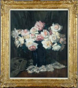 HERMANS Paul Antoon Jacobus 1898-1972,Roses fauves,Galerie Moderne BE 2020-10-12