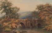 HERN Charles Edward 1848-1894,Country Bridge,1883,Bonhams GB 2019-09-22