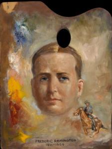 Herndon Davis,Portrait of Remington,Santa Fe Art Auction US 2007-11-10