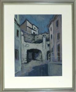 HEROL Franz Josef 1904-1986,Blick in eine Straße von Alassio,Allgauer DE 2010-07-08