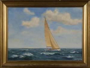 HEROLD N,Yacht sailing off the Isle of Wight,Tooveys Auction GB 2017-03-22