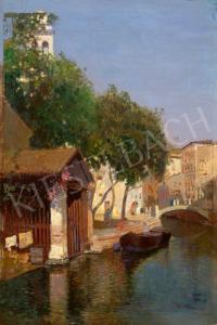 HERRER Cesar 1868-1919,Summer in Venice,Kieselbach HU 2021-12-20