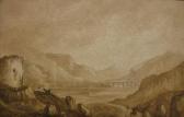 HERRIES Charles Henry,Continental landscape,1850,Moore Allen & Innocent GB 2019-02-08