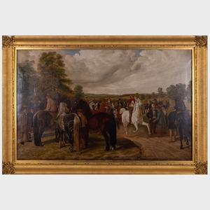 HERRING Benjamin II 1830-1871,The Horse Fair, Southborough Commons,Stair Galleries US 2022-03-24