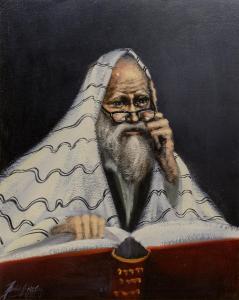 HERRING Denzil 1940-2008,Portrait of a Hebrew Scholar,5th Avenue Auctioneers ZA 2023-04-16