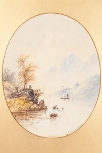 HERRING G.J 1800-1800,Figures fishing on a lake,1883,Mallams GB 2014-01-23