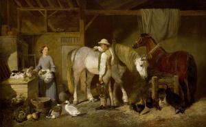 HERRING John Frederick I 1795-1865,Feeding Time,Rosebery's GB 2024-02-27